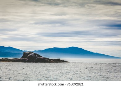 Rocks And The Ocean - At Foveaux Strait, Stewart Island, New Zealand