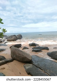 Rocks on the beach, Hideaway beach in Thailand - Shutterstock ID 2228455067