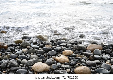 Rocks on ocean shore