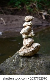 
Rocks piled up