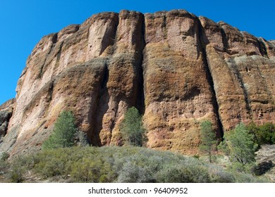Rocks at Pinnacles National Monument at central California's Salinas Valley, USA
