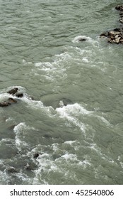 Rocks in the river.
