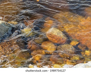 Rocks In The River Dee Scotland