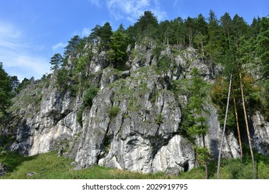 Rocks Of Sun In Rajecka Valley In Slovakia