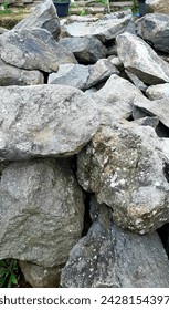 Rocks taken from the ground are usually used for building foundations so that buildings are strong and sturdy