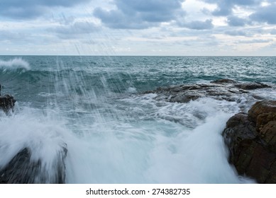 Rocks in the waves