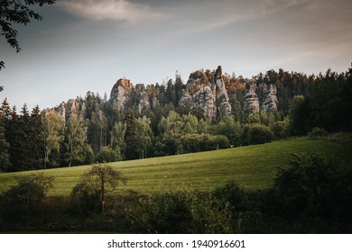 Adršpach-Teplice Rocks which are an unusual set of sandstone formations