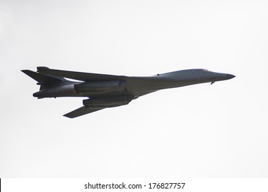 Rockwell B1 Lancer Bomber In Flight