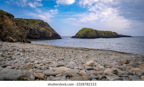 Rocky beach Bun Abha in Annestown, Ireland