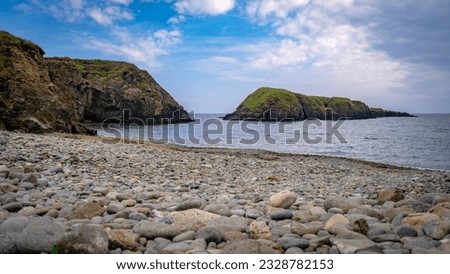 Rocky beach Bun Abha in Annestown, Ireland