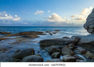 Rocky Beach On The Island Of Vieques, Puerto Rico