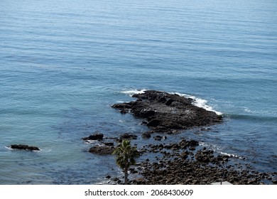 Rocky Beach On The Southern California Coastline