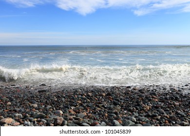 Rocky Beach And Surf