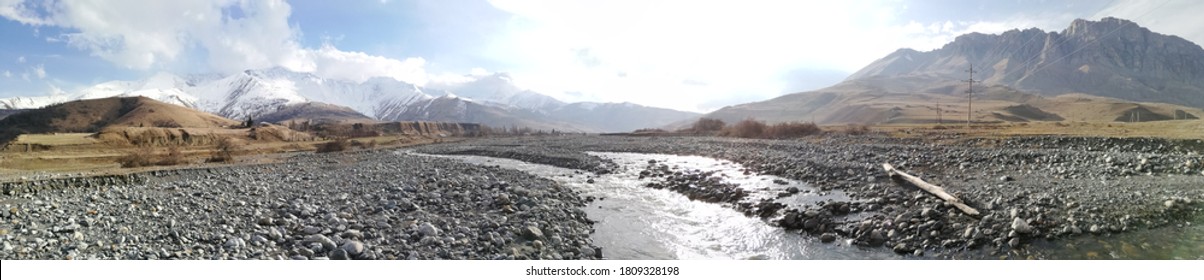 Rocky Bottom Of A Mountain River