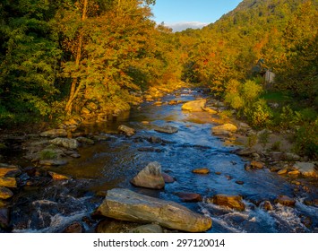 Rocky Broad River At Chimney Rock