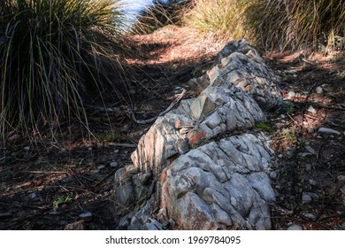 A Rocky Climbing Path Or Road In The Country Side Of The Famous City Of Constantine Algeria  - Hiking Trail With No People Or Tourists, Constantine, Algeria 