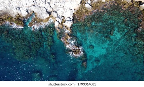 Rocky Coast From Alanya, Turkey