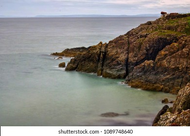 Rocky Coastal Seascape With Foghorn