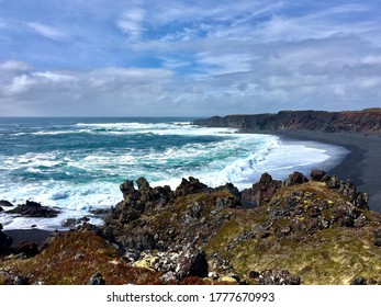 Rocky Coastline On Snæfellsnes Peninsula In Iceland