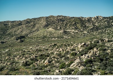 Rocky Desert Boulder Hill Landscape