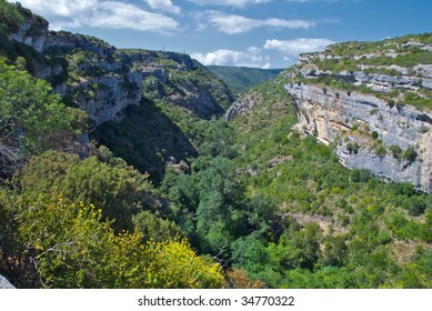 Rocky Garrigue Landscape In Southern France