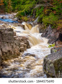 Rocky Gorge On The Swift River After A Large Amount Of Rainfall The Day Before.