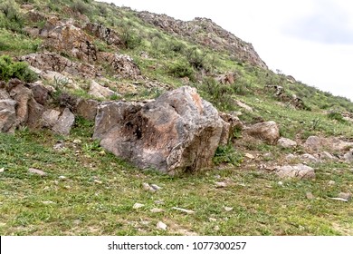 Rocky Ground, Stones In Spring Skyline