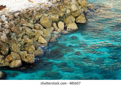 Rocky Jamaican Shoreline