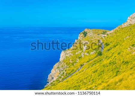 Similar – Cap Formentor from the air