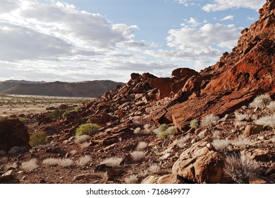 Rocky Landscape Of Kunene Region. Namibia