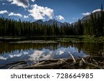 Rocky Mountain National Park Lake With Mountain Views