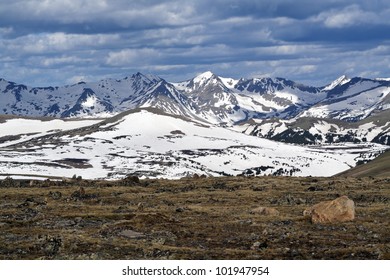 Rocky Mountain National Park Vista During The Spring