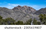 A rocky mountain shaped like Cochise head