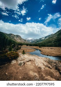 Rocky Mountain Trail In Colorado