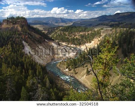 Similar – Foto Bild Yellowstone River Fluss