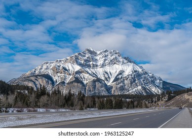 Rocky Mountains In Banff Park, Alberta, Canada