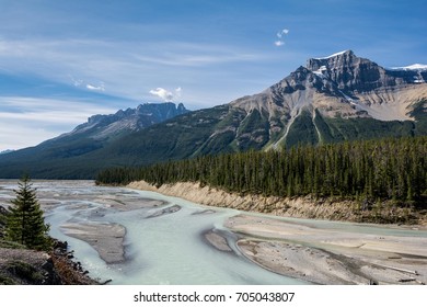 Rocky Mountains Canada Icefields Parkway Sunwapta Stock Photo 705043807 ...