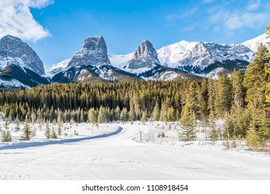 Rocky Mountains Near Canmore, Alberta, Canada