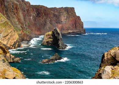 Rocky ocean coast landscape of Madeira - Shutterstock ID 2206300863