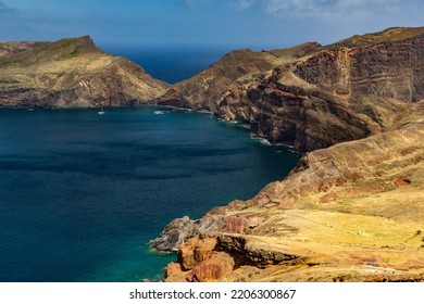 Rocky Ocean Coast Landscape Of Madeira