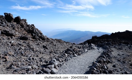 Rocky Path On Mount Teide, Tenerife