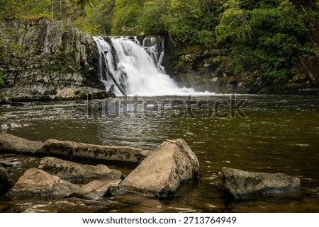 Rocky Pool Below Abrams Falls in Great Smoky Mountains National park