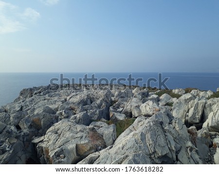 Similar – View from the Rock of Gibraltar across the sea