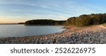 Rocky Shoreline of Hillsdale Lake in Miami County Kansas