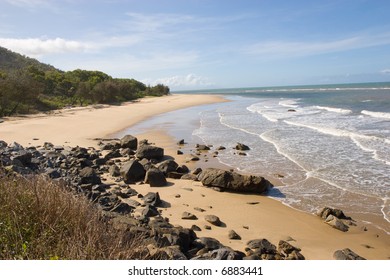 A Rocky Shoreline Near Palm Cove, Australia