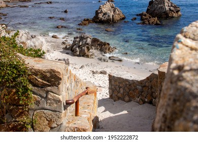 Rocky Steps To A Beautiful Beach