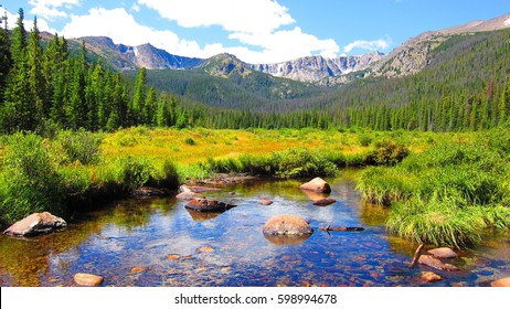 Rocky Stream in the Mountains of Colorado