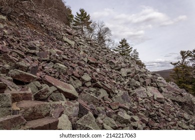 Rocky Terrain At Devils Lake State Park.