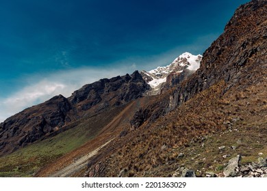 Rocky Trail Along The Mt Salkantay Pass