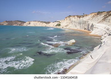 Rocky White Cliffs Stair Turks Sicily Stock Photo 1104160418 | Shutterstock